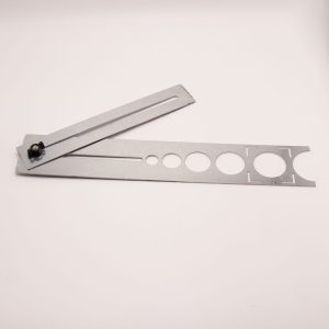 شابلون گونیا پرگاری فلزی